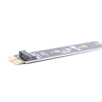 Adaptateur PCIE vers M2 NVMe SSD M2 PCIE X1 Raiser PCI-E PCI Express Connecteur M Key Prend en charge les SSD M.2 2230 2242 2260 2280 Pleine vitesse