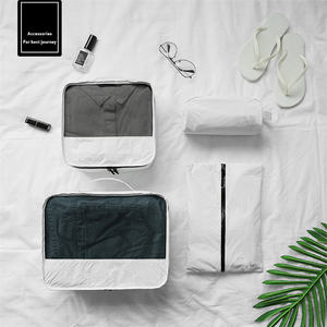 Juego <span class=keywords><strong>de</strong></span> 4 cubos <span class=keywords><strong>de</strong></span> embalaje <span class=keywords><strong>de</strong></span> viaje <span class=keywords><strong>de</strong></span> compresión personalizados, organizador <span class=keywords><strong>de</strong></span> equipaje ligero extensible para ropa <span class=keywords><strong>de</strong></span> Camping, cubos <span class=keywords><strong>de</strong></span> embalaje - Product Image 4