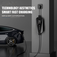 Nouveau chargeur EV portable 7kW 11kW 22kW Type 2 pour BYD avec écran LCD intelligent, étanche IP65, certifié CE, garantie 2 ans, vente en gros directe usine OEM