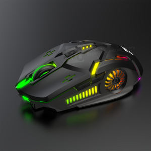 เมาส์ไร้สายแบบชาร์จได้ ดีไซน์ตามหลักสรีรศาสตร์ คุณภาพเยี่ยม สำหรับคอมพิวเตอร์และอุปกรณ์เสริม เหมาะสำหรับเกมเมอร์ - Product Image 2