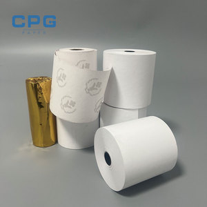 กระดาษใบเสร็จรับเงินขนาด 57x50 มม. ปลอดสาร BPA 55 แกรม สำหรับเครื่องบันทึกเงินสด ความไวสูง กระดาษม้วนความร้อน 80 มม. จากโรงงานโดยตรง - Product Image 1