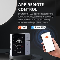 Termostato Inteligente WiFi Tuya para Calefacción por Suelo Radiante, Caldera de Agua, Control Remoto de Temperatura Eléctrico para Google Home y Alexa