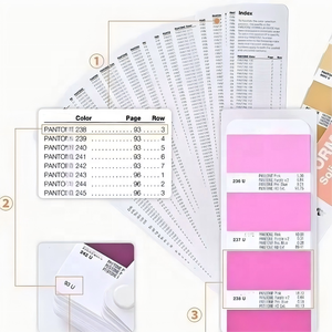 Guide de couleurs international COLOR BRIDGE GUIDE SET, cartes couchées et non couchées GP 6102A, brochure pliée avec <span class=keywords><strong>impression</strong></span> en héliogravure pour papier d'art - Product Image 4