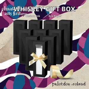 Luxury Custom Black White Cardboard <b>Window</b> Display Candle & Whiskey Gift Packaging Premium Brand Alcohol Presentation Bottle Box - Product Image 2