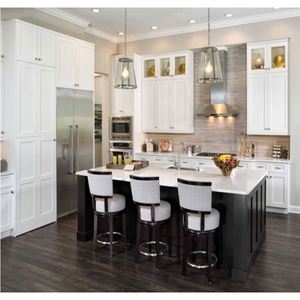 Ready to Install Complete Matt Painted Shaker <b>Door</b> Kitchen Cabinets Set - Product Image 6