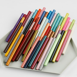 गर्म पिघल गोंद छड़ी रेट्रो धातु का रंग कांस्य गुलाब गोल्ड लाह मोम सील DIY उपकरण उच्च चिपचिपापन चिपकने वाला - Product Image 3