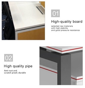 Nhà Máy Giá nội thất văn phòng hiện đại hình chữ nhật điều hành hội nghị bàn họp bàn - Product Image 6