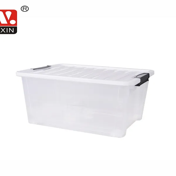 Houseware Product Manufacturer Storage Container Multi Colors Pp Plastic Storage Box With Wheel