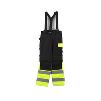 Traje de Trabajo Impermeable, Cortavientos, de Alta Visibilidad, Reflectante, con Forro Térmico de Poliéster, Chaqueta y Pantalones para Trabajo en Todo Tipo de Clima
