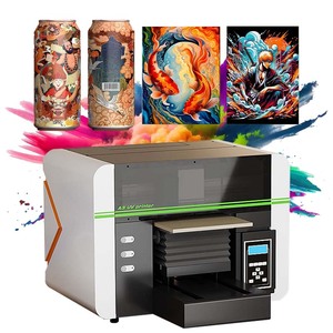 Uv máy in mini nhỏ A3 dtf doanh nghiệp máy in phẳng PVC Acrylic kim loại thẻ dấu thủy tinh chai cup máy in phun - Product Image 1