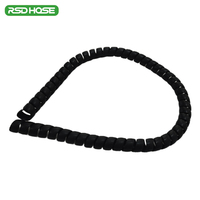 Protector de Cables en Espiral de Plástico PP de 12 mm y 2 mm de Grosor, Marca RSD, para Mangueras Hidráulicas