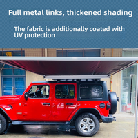 Auvent et tente latéraux en alliage d'aluminium pour voiture, abri extérieur contre le soleil et la pluie pour véhicules tout-terrain et voyages autonomes