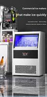 Machine à glaçons industrielle, machine à fabriquer des blocs de glace commerciaux avec un refroidissement à haute efficacité