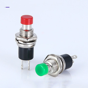Small 7mm 2 Pins SPST OFF-(ON) 1A 250V AC Normal Open Momentary Mini Push <b>Button</b> Switch - Product Image 3