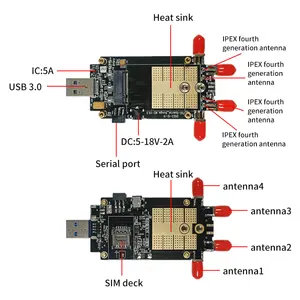 Modems sans fil USB 3.0 ports 5G Utilisation industrielle SIM8202G 4G 5G Net Dongle USB Cartes de développement