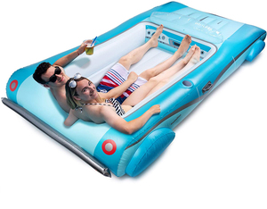 Flotador inflable de la piscina del coche convertible gigante de la venta caliente, paseo del flotador de la piscina de 105 "x 59" x 19,5 "en - Product Image 1