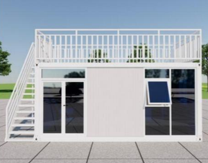 קרן הזן פלדה מודרנית עמיד למים אש מרובע מיכל בית מיכל דירה משרד פריסה 3*6*2.8 מ 'חנות חיצונית מלון קל - Product Image 3