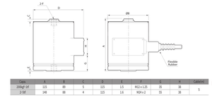 Báscula de Plataforma Original Veidt para CAS Kais, Modelos CTS-2tf, CTS-3tf, CTS-5tf, Sensores de Tipo Columna, Pantalla Digital, Pesaje Preciso - Product Image 3
