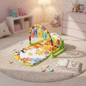 <span class=keywords><strong>Tapis</strong></span> d'éveil musical pliable pour bébé avec piano à pédales et arche d'activités – Offre spéciale - Product Image 3