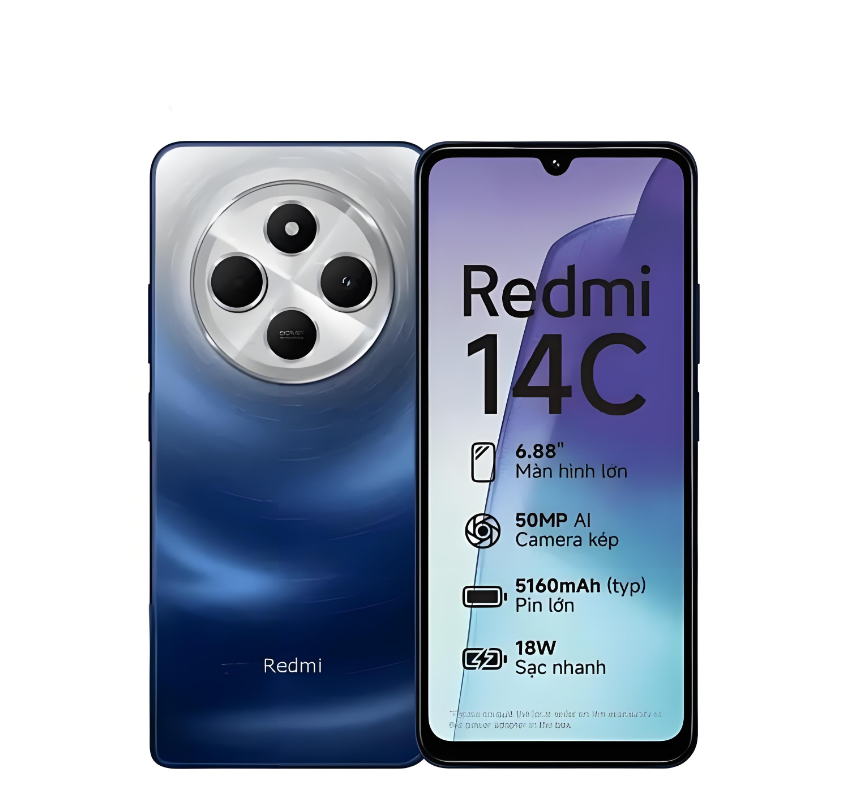 【Alibaba】redmi 14C 8GB/128GB ブラック REDMI 14C 5G (Black 128 GB 6GB RAM) 4 Gen 2 5G Processor