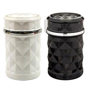 Stainless Steel Portable Auto Car LED Trash Bin Ashtray