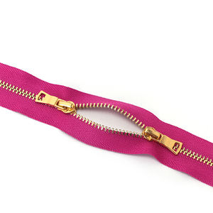 批发价3 #5 # 黄铜YG拉链闭合端金属拉链，带半自动锁滑块牛仔裤鞋包 - Product Image 5