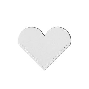 Marcadores de Páginas con Forma de Corazón, Accesorios de Lectura Promocionales con Esquinas de Cuero - Product Image 3