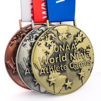 Trophée de sport, médaille en métal personnalisée et plaques de récompense personnalisées, vente en gros