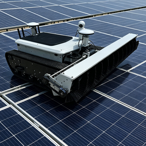 Robot de nettoyage solaire 58 kg, autonomie de 7 heures, consommation électrique de 500 W/h pour le nettoyage efficace des toits d'usines industrielles - Product Image 5