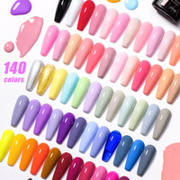 MEET ACROSS 60 Couleurs Vernis Semi-Permanent Nail Art Manucure Soak Off LED UV Gel Fournitures Ongles Gel Vernis