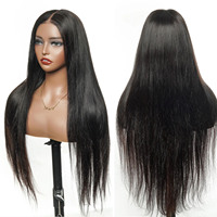 Perruques brésiliennes en cheveux humains vierges bruts, alignées aux cuticules, sans colle, avec dentelle frontale HD complète 13x4 et 13x6, vente en gros