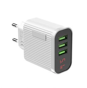 EU U.S. Standard 3-Port QC3.0 18W Fast Charger with Smart Digital Control and Short Circuit Protection for Cell Phones Laptops - Product Image 6