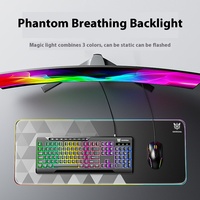 Clavier de jeu mécanique ONIKUMA G32 avec rétroéclairage RVB, interface USB, taille standard 104 touches - Personnalisé en usine pour PC