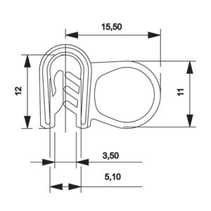 OEM produttore di guarnizione in gomma per auto porta nastro adesivo nastro di tenuta composito - Product Image 6