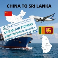 Agent d'expédition rapide Chine-Sri Lanka porte-à-porte DDP DDU Fret maritime et aérien Transitaire Colombo Logistique Dédouanement