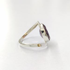 แหวนพลอยอเมทิสต์ เงินแท้ 925 แหวนพลอยทำมือ คอลเลคชั่นแหวนเงินคุณภาพ ราคาขายส่ง - Product Image 5