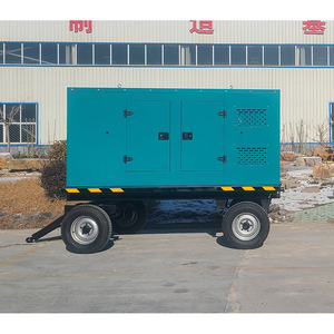 Générateur diesel commercial 40 kW 50 kVA triphasé, mobile, silencieux, automatique et insonorisé - Product Image 1
