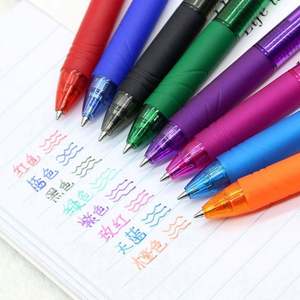 Stylo effaçable à logo personnalisé pas cher, 8 couleurs, rétractable, sensible à la chaleur, encre gel effaçable à haute température, stylo en plastique effaçable - Product Image 3