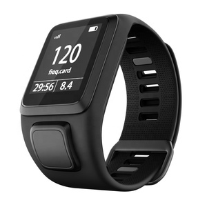 Bracelet de montre en silicone avec boucle à bouton-pression pour <span class=keywords><strong>TomTom</strong></span> 4 Belt <span class=keywords><strong>Runner</strong></span> 2 3 Spark 3 GPS Spark Cardio - Product Image 3