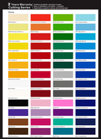 Vinilo de Color para Pósteres de 120G 140G, Vinilo de PVC para Corte por Plotter, Gráficos Adhesivos Permanentes, Rollos de Vinilo para Corte