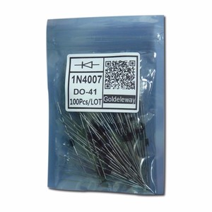 Diyot standart 1000V 1A <span class=keywords><strong>1N4007</strong></span> 4007 DO-41 A7 SOD-123FL M7 M7F SMAF GEN PURP 1KV 1A - Product Image 1