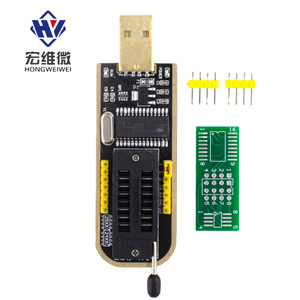 Programmeur USB Hongwei Micro CH341A 24/25 pouces pour module de mémoire flash de carte mère, routeur, BIOS LCD - Product Image 1