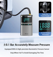 Compresseur d'air portable sans fil 12V ABS pour voiture avec moniteur de pression des pneus 150psi et arrêt automatique - Gonfleur de pneus numérique