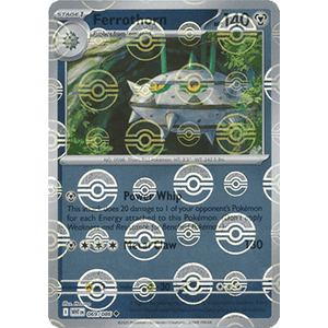 Carta Pokémon Ferrothorn 064/086 Reverse Holo Pokeball Black Bolt Edizione Giapponese in Carta - Product Image 1