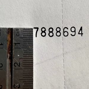 Faktur NP-460 penuh penomoran otomatis dan mesin perforasi mesin pengodean tanggal mesin pencetak - Product Image 3