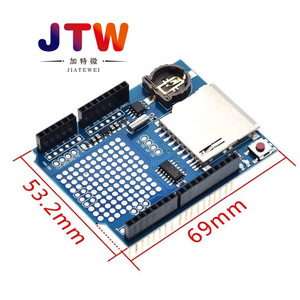 JTW Data Logging Shield XD-204 53,2 mm x 69 mm para módulo de almacenamiento de datos Arduino - Product Image 1