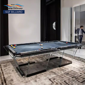 Nhà Máy S.Q. f Tùy Chỉnh <span class=keywords><strong>8ft</strong></span> Thiết Kế Đẹp Glass Bàn Hồ Bơi Cho Gia Đình Phòng Trò Chơi Chất Lượng <span class=keywords><strong>Snooker</strong></span> Thể Thao Bàn Bida - Product Image 4