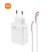 Ventes d'Usine UE US Chargeur Xiaomi Mi 33W avec Câble USB Type-C Kit de Voyage Mural Portable Téléphone Chargeur Rapide Original Xiaomi 33 Watts