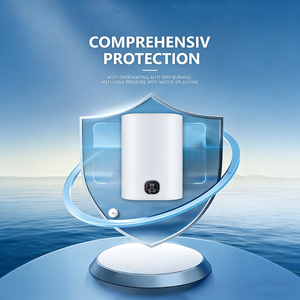 <span class=keywords><strong>Chauffe</strong></span>-<span class=keywords><strong>eau</strong></span> électrique à double réservoir Enamei, capacité 30/50/80/100 litres, boîtier <span class=keywords><strong>vertical</strong></span> <span class=keywords><strong>plat</strong></span> en plastique, indice de protection IPX4, pour salle de bain et cuisine - Product Image 4