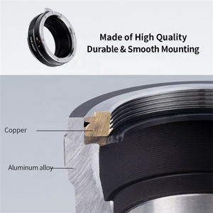 K & F คอนเซปต์เลนส์ความแม่นยำสูงแหวนอะแดปเตอร์สำหรับเลนส์ <span class=keywords><strong>Canon</strong></span> EF ถึง Leica L ตัวกล้อง - Product Image 5